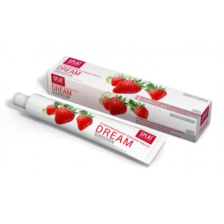 Splat Dream 75ml - wybielająca i wzmacniająca pasta do zębów o pysznym truskawkowym smaku